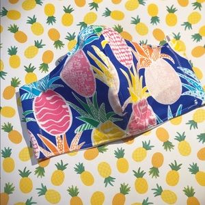 Blue pineapple reusable face mask #271